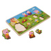 Eichhorn: Peppa malac fa fogantyús formaillesztő puzzle 13 db-os