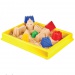 Kinetic Sand: Nagy méretű homokgyurma tálca 40x30cm többféle színben