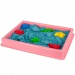 Kinetic Sand: Nagy méretű homokgyurma tálca 40x30cm többféle színben