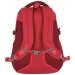 Spirit: Etty piros lekerekített négy rekeszes iskolatáska, hátizsák
