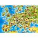 Európa térképe 100db-os puzzle - Castorland