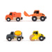 Építőipari járműves játékszett 12db-os - Woodyland