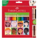 Faber-Castell: 24+3db-os színes ceruza szett