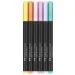 Faber-Castell: Black Edition pasztell színek 6db-os színes filctoll szett