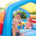 Felfújható házikó sziget csúszdával 279x137x122cm - Intex