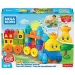 Fisher-Price: ABC zenélő vonat építőjáték - Mega Bloks