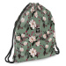 Ars Una: Flowery Green tinédzser tornazsák, sportzsák 37,5x46cm
