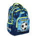 Spirit: Football 3D mintás lekerekített iskolatáska, hátizsák 34x26x44cm