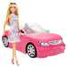 Barbie: Barbie rózsaszín autója babával - Mattel