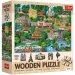 Franciaország, híres helyek - 1000 db-os fa puzzle - Trefl