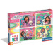 Gabi babaháza 4 az 1-ben Supercolor puzzle - Clementoni