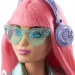 Barbie Princess Adventure: Hercegnő baba pink hajjal, lila szettben - Mattel
