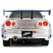 Halálos iramban: RC Brian's Nissan Skyline GT-R (BNR35) távirányítós autó 1/24 - Simba Toys