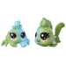 Littlest Pet Shop: Szivárvány kollekció Seafoam Dazzleshell és Brillia Beryl figuraszett - Hasbro