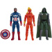 Bosszúállók Titan Hero: Doomsday Doctor Doom, Amerika kapitány és Fáklya 29 cm-es akciófigura szett – Hasbro