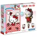 Clementoni: Hello Kitty 2 az 1-ben 104db-os puzzle és modell figura