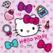 Hello Kitty papírszalvéta szett – 2 rétegű, 33x33 cm, 20db
