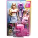 Barbie®: Dreamhouse Adventures utazó Barbie baba kiegészítőkkel - Mattel