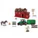 Istálló játékszett traktorral és állatokkal