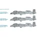 Italeri 1/48 A-10C Blacksnakes repülőgép makett