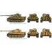Italeri 1/72 Pz. Kpfw. VI Tiger I Ausf. E Tigris tank 2db-os makett szett