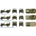 Italeri 1/72 Willys Jeep 1/4 ton 4x4 katonai járművek 2db-os makett szett