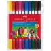 Kétvégű színes kimosható filctoll 10db-os szett - Faber-Castell