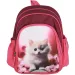 Spirit: Kitty cica mintás lekerekített iskolatáska, hátizsák 24x13x31cm