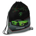 Ars Una: Zöld Lamborghinis tornazsák, sportzsák 32x42cm