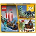 LEGO® Creator: 3 az 1-ben Viking hajó és a Midgard kígyó (31132)