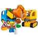 LEGO DUPLO: Teherautó és lánctalpas exkavátor (10812)