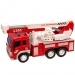 Létrás tűzoltóautó fénnyel és hanggal 28cm