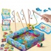 Montessori baby fa mágneses horgászós játék