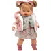 Llorens: Alexandra 42cm-es baba hanggal kötött kabátban sállal
