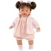 Llorens: Vera 33cm-es baba hanggal rózsaszín ruhában