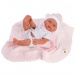 Llorens: Bebita 26cm-es kislány baba pléddel