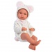 Llorens: Bimba 35cm-es kislány baba rózsaszín fészekhintában