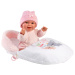 Llorens: Chloe 38cm-es síró baba hálózsákkal