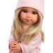 Llorens: Elena 35cm-es baba rózsaszín sapkában
