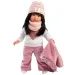Llorens: Divat ikon 40cm-es Gréta baba rózsaszín kabátban