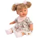 Llorens: Joelle 38cm-es síró baba cumival nyári ruhában