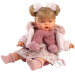 Llorens: Joelle 38cm-es síró baba bojtos sállal