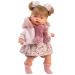 Llorens: Joelle 38cm-es síró baba bojtos sállal
