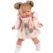 Llorens: Joelle 38cm-es síró baba cumival hőlégballon mintás ruhában