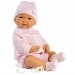 Llorens: Lian 45cm-es újszülött kislány baba pink ruhában