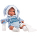 Llorens: Lino 45cm-es síró baba nyuszifüles babaruhában