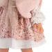 Llorens: Lucia 40cm-es kislány baba rózsaszín ruhában