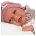 Llorens: Mimi újszülött kacagó baba babapárnával 42cm-es
