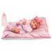 Llorens: Olivia 38cm-es síró baba párnával