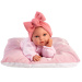 Llorens: Olivia 38cm-es síró baba párnával